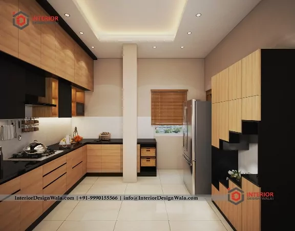 L Shape Modular Kitchen Designs Customized  DLIFE Home Interiors