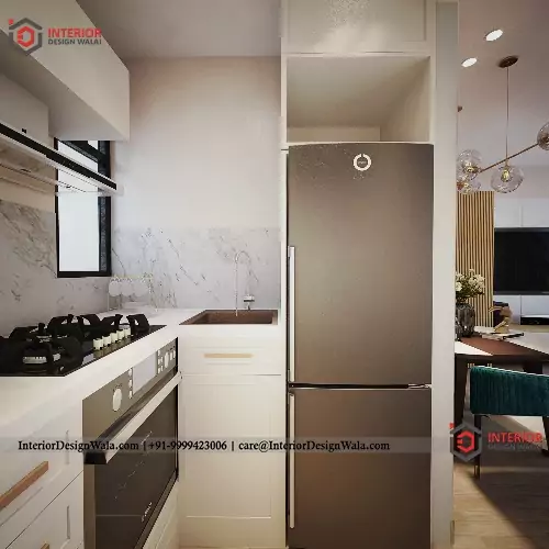 700 Sqft 1 BHK Flat Modern Interior