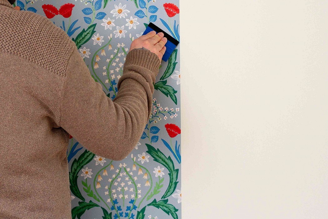 How to Hang Wallpaper  DIY Decor Mom